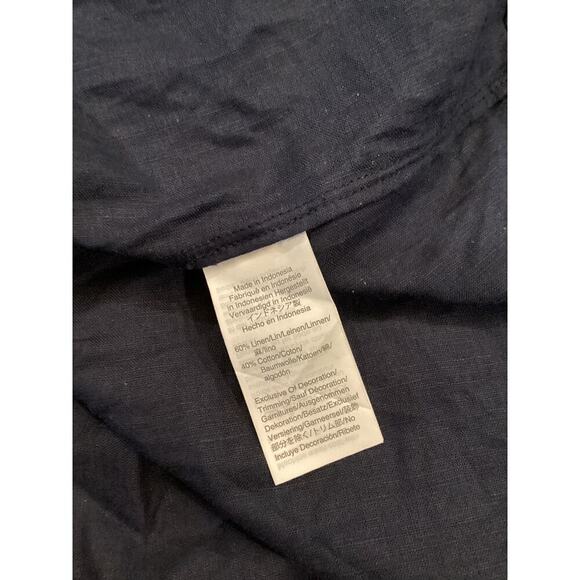 J. Crew Navy Blue One-Shoulder Midi Dress - Picture 7 of 10